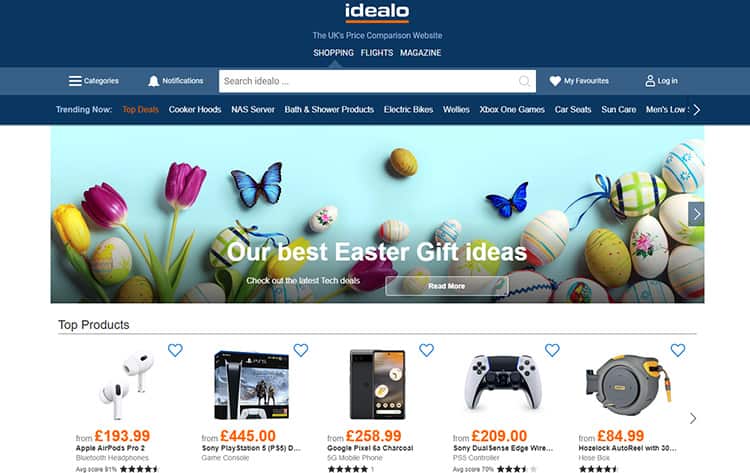 Idealo comaprison shopping engine