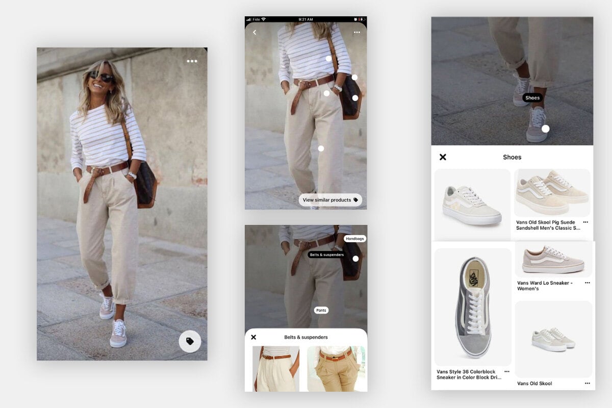 Pinterest visual search